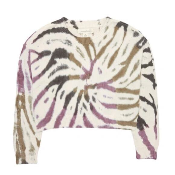 Treasure & Bond Other - Treasure & Bond Tie Dye Jumper Ivory Dove Multi Tie Dye Girl’s Size XL (14-16)